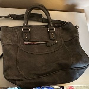 Grey crossbody bag